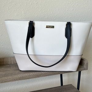 Kate Spade two tone shoulder tote